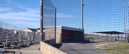 Backstop Wide Angle - Sports Nets & Foul Ball Nets