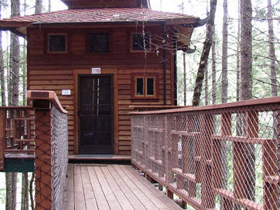 treehouse walkway handrail net