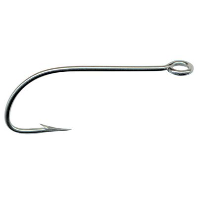 MUSTAD HOOKS O'Shaughnessy Hook, Duratin Coated, Heavy Wire, Size