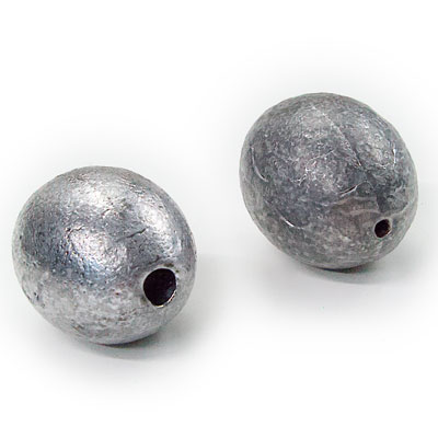 large and small hole egg sinkers