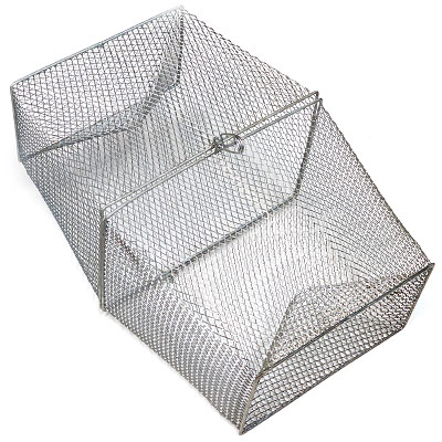 Galvanized minnow trap, bait trap