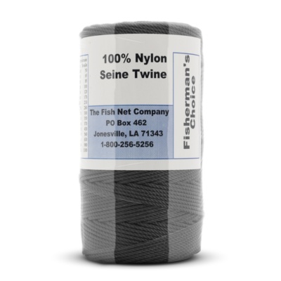 Tarred (Black) Fisherman's Choice Twine, Twisted Nylon. Size #36, 1 lb 1-Pack