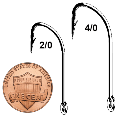 Eagle Claw 254 Trotline Hook Sizes 1/0-9/0 - Barlow's Tackle