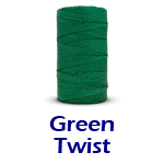 Tytan Braided Nylon Seine Twine, 1000' Tube, Neon Green